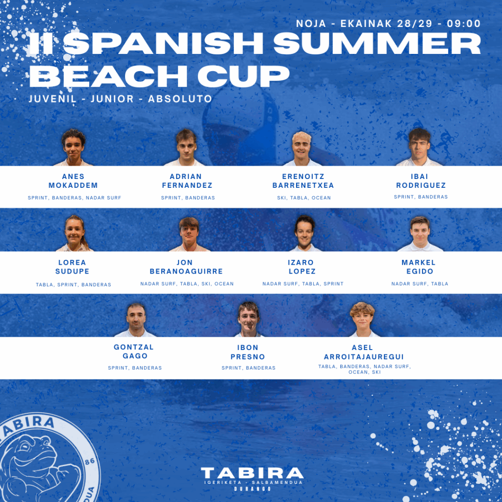 Vuelta a la playa para competir en la ll. Copa de España de verano
