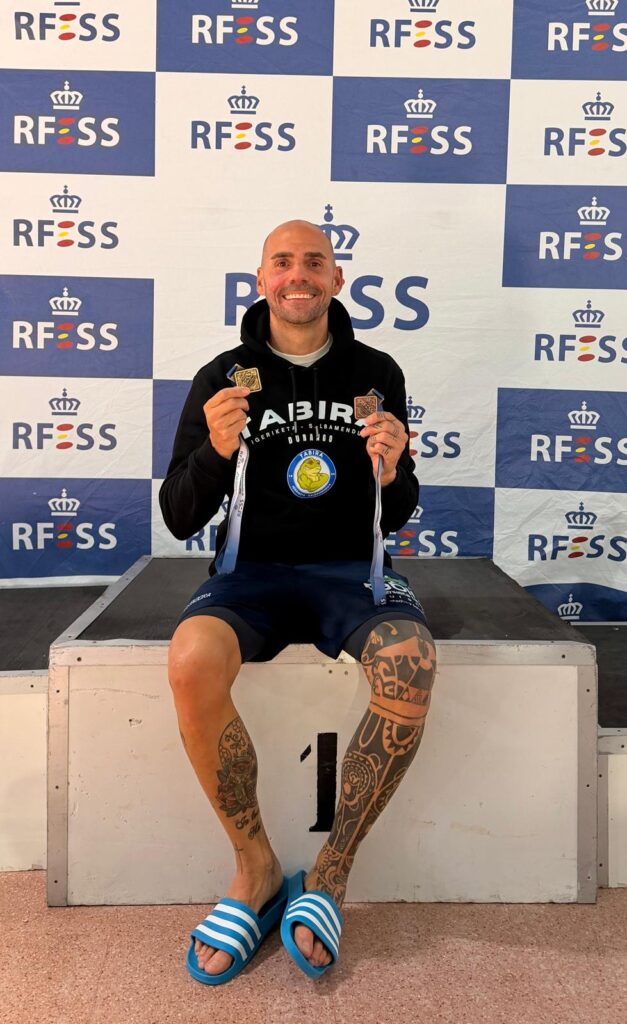 Gonzalo Díaz se proclama campeón de España en los 100 metros socorrista